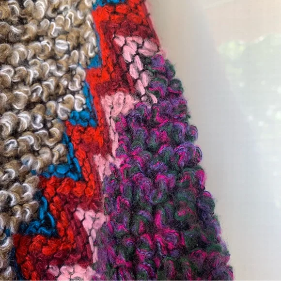 Ellie Kate Sweater Poncho Cape - Picture 8 of 15